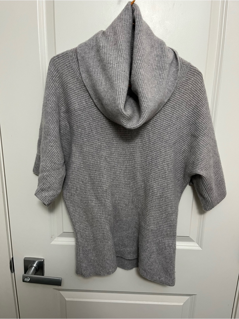 Marks & Spencer 100% Cashmere Women's Ribbed Cowl Neck Sweater in size UK 10